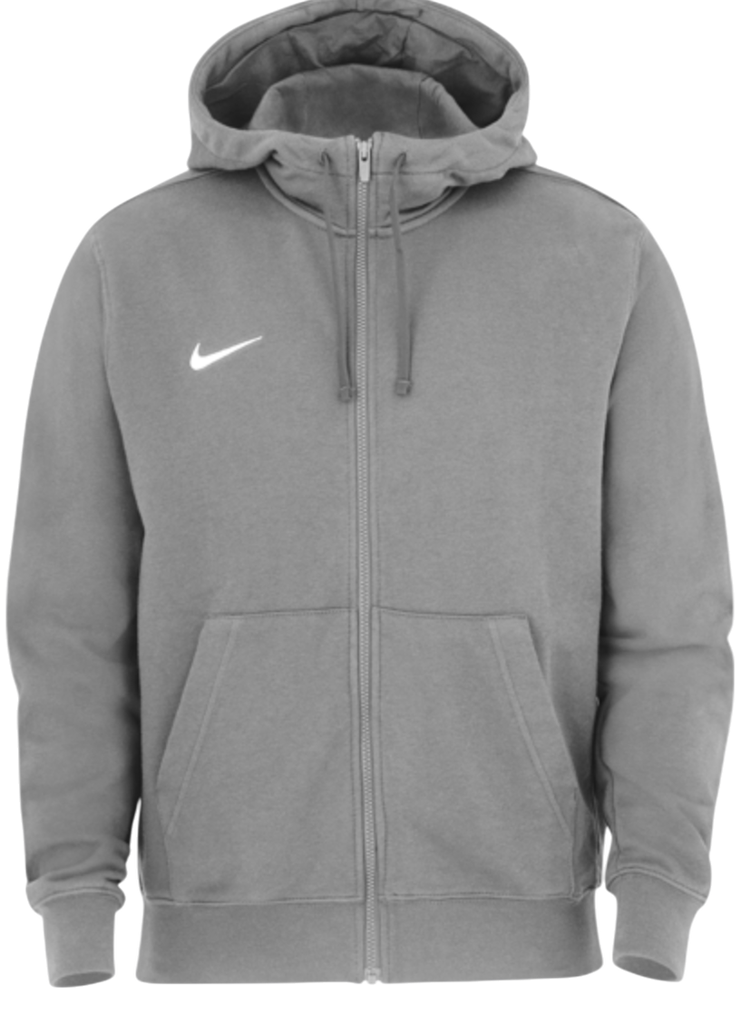 Pulover Nike Nike Club Full-Zip Hoodie Siva | 0224nz-063