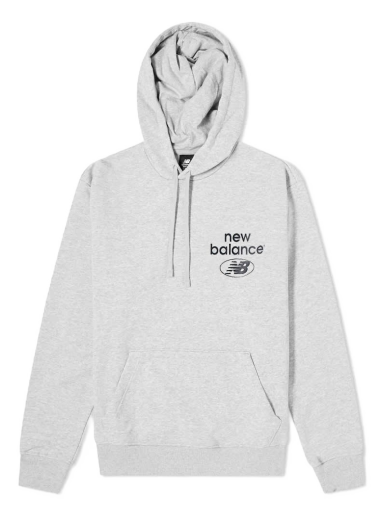 Pulover New Balance Essentials Hoody Siva | MT31514-AG
