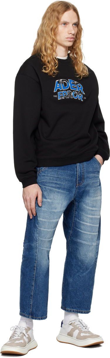 Pulover ADER ERROR Embroidered Logo Sweatshirt Črna | BN25FYSW0101BK, 3