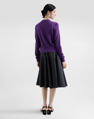 Krila Dolce & Gabbana Woolen Midi Circle Skirt Modra | F4C2ITFU286S8290, 2