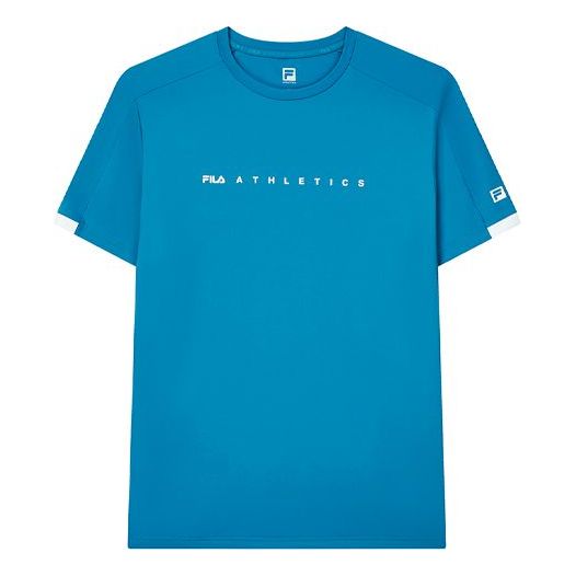 Majica FILA FILA Athletics Casual Sports Short Sleeve T-Shirt Modra | A11M131101F-DB