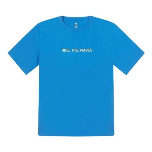 Majica Converse Summer Verbiage T-Shirt Modra | 10027218-A02