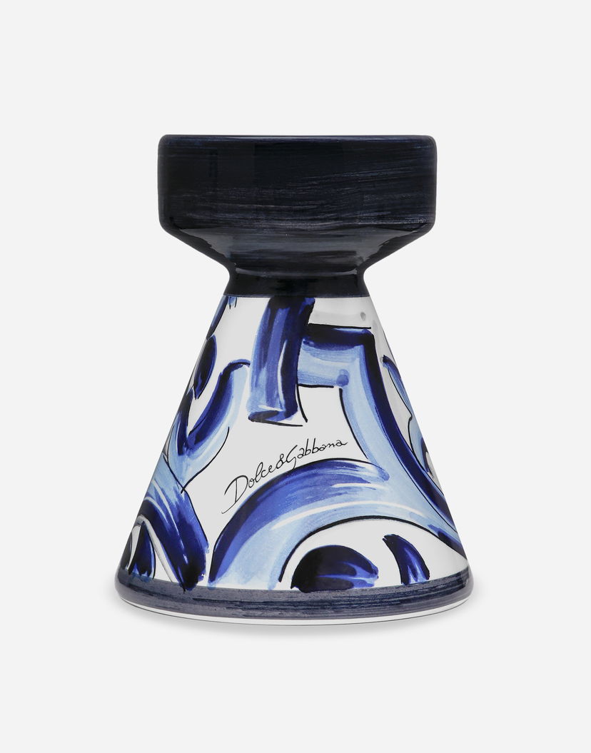 Home decor Dolce & Gabbana Dolce & Gabbana Ceramic Candle Holder Modra | TCC188TCACDUB001