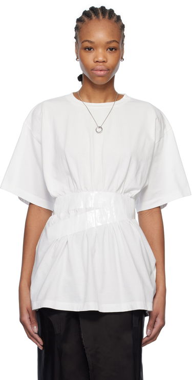 Majica Maison Margiela MM6 Maison Margiela Taped Jersey T-Shirt Bela | S52GC0335 M20048, 0