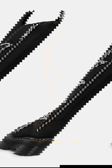 Superge in čevlji Rick Owens Rick Owens DRKSHDW 1B60 Quad Sole Pentalace Platform Boot Črna | DW02E6811.0001, 2