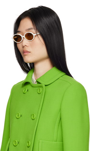 Sončna očala Miu Miu Miu Miu Miu Regard Sunglasses Bela | 0MU 04ZS 8056597989268, 3
