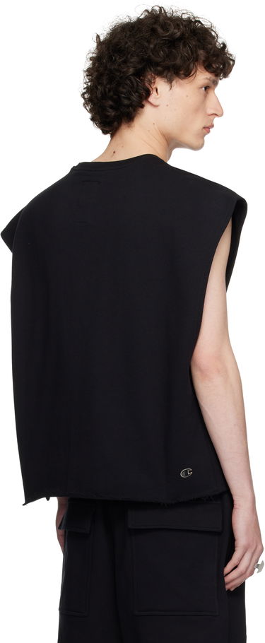 Majica brez rokavov Rick Owens Rick Owens Champion Edition Micro Tatlin Sleeveless T-Shirt Črna | CM01E1666 CHFE FELPA, 2