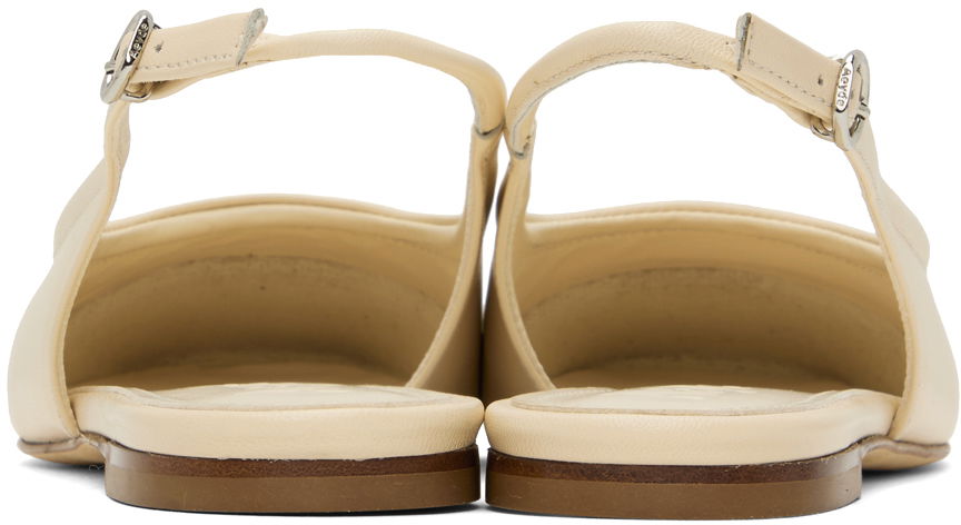 Modni dodatki Aeyde Aeyde Dani Slingback Flats Bež | A11-FL-MNLR08FL15-SS24-100-007, 1