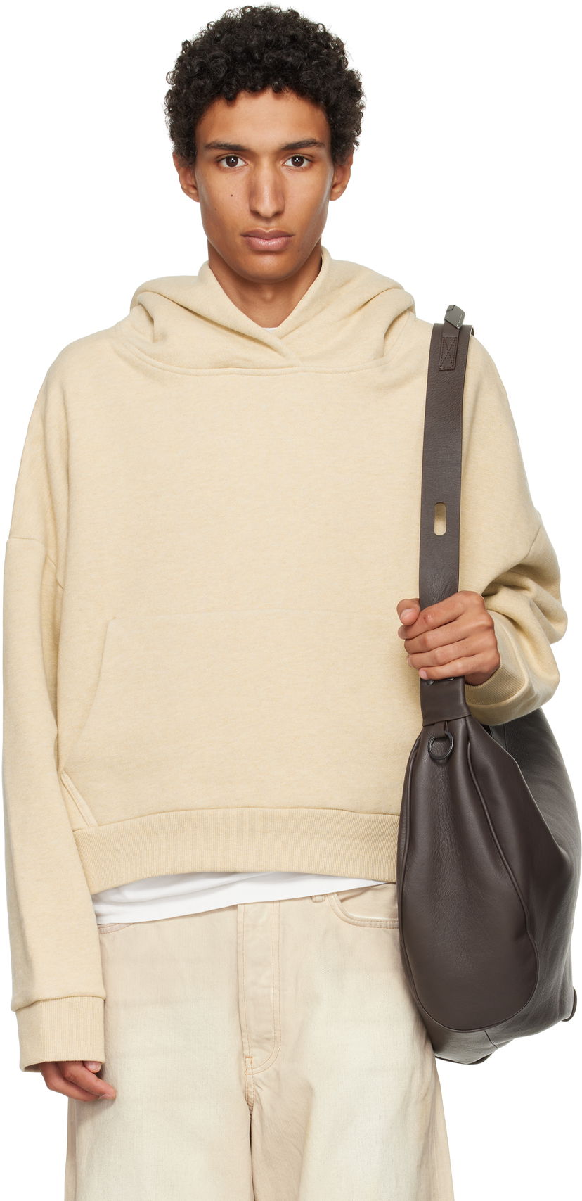 Pulover Entire Studios Entire Studios Heavy Hoodie Bež | ES2125TP