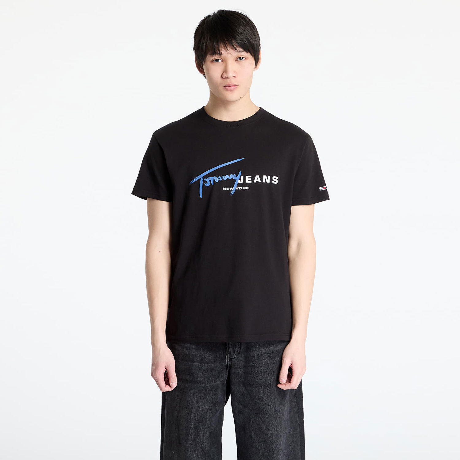 Majica Tommy Hilfiger Tommy Jeans Signature Dna Regular Fit Tee Črna | DM0DM20817 BDS, 0
