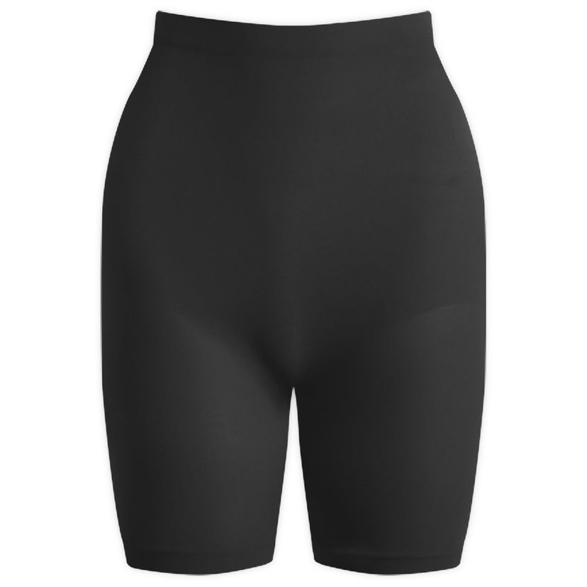 Bodi SKIMS Seamless Sculpt High Waist Above The Knee Short Črna | BO-SHO-3363-ONYX