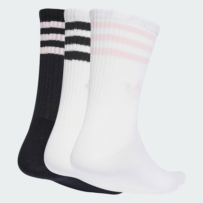 Nogavice adidas Performance 3-Stripes Crew Socks - 3 Pairs Bela | JV7405