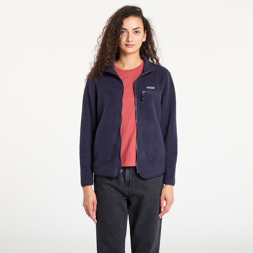 Jakna Patagonia Women's Retro Pile Jacket Mornarica | 22795 SNBE