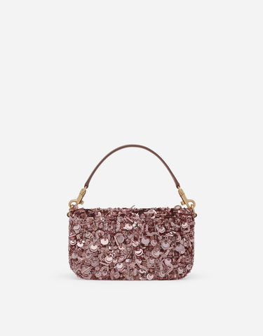 Torba za čez ramo Dolce & Gabbana 3.5 Crossbody Bag With Sequins Bordo | BB7603A9U838B404, 2