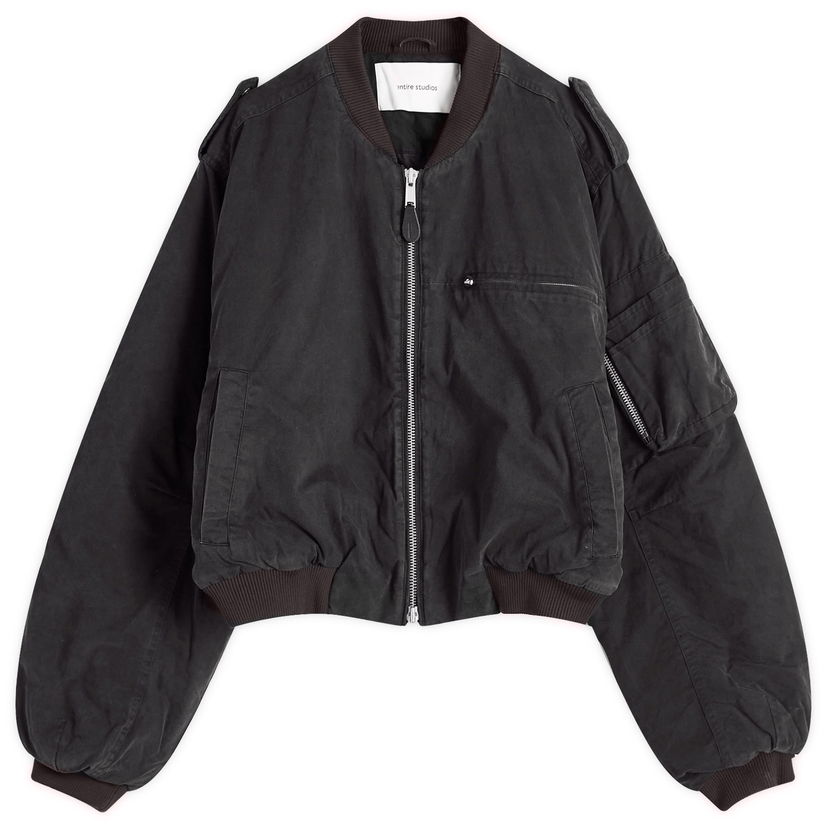 Bomber jakna Entire Studios A-4 Bomber Jacket Črna | ES2452IR