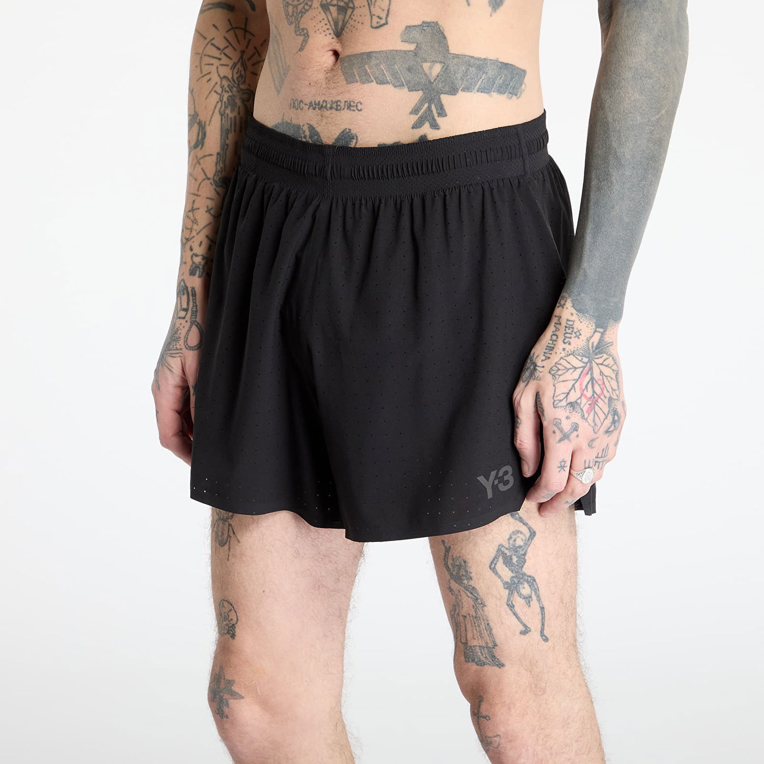 Kratke hlače Y-3 Y-3 Running Shorts Črna | JN4887, 1