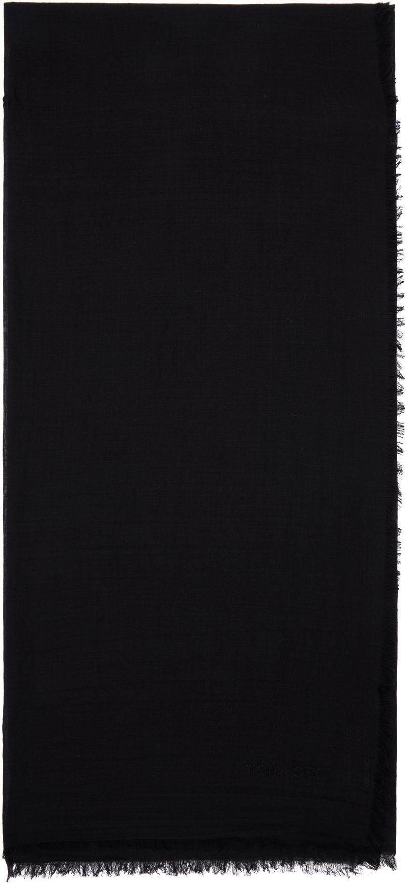 Šala Tom Ford Day Scarf Črna | SSD016-WSS22