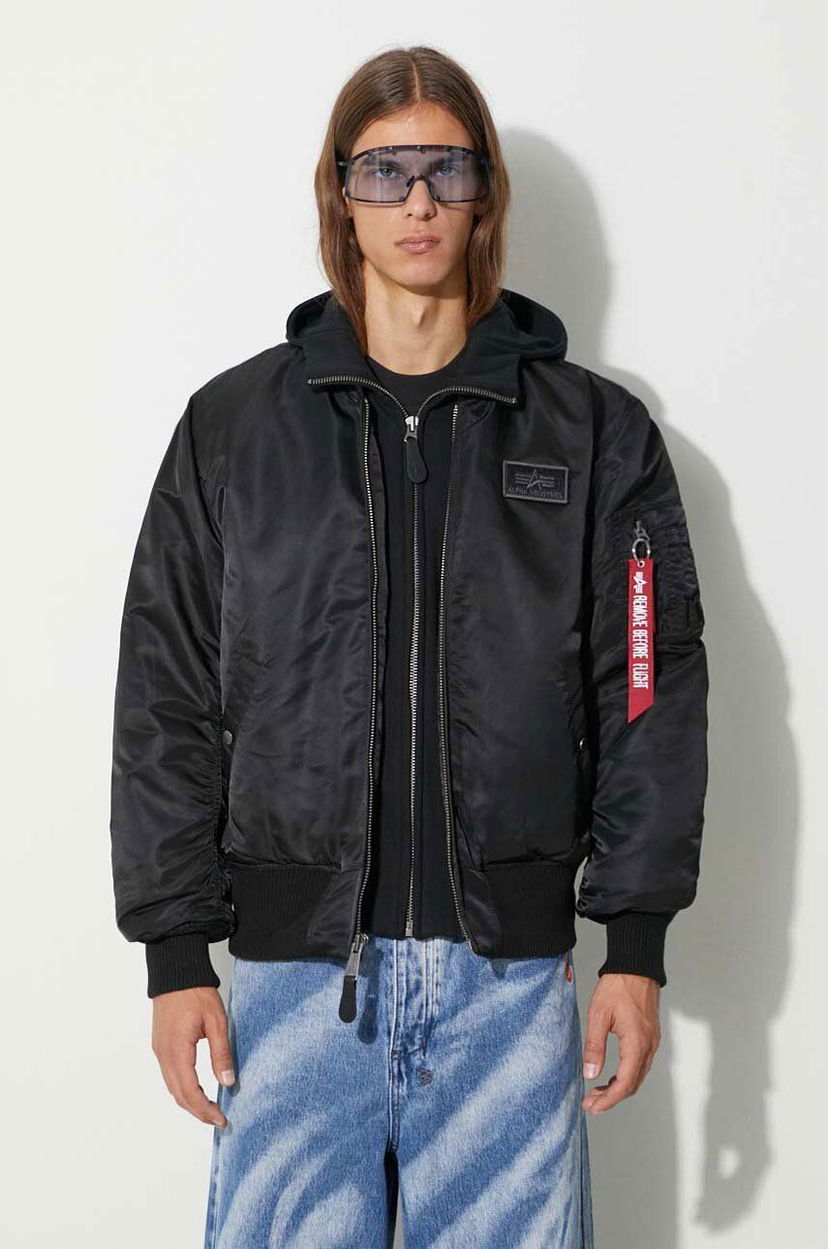 Bomber jakna Alpha Industries Bomber Jacket With Logo Patch Črna | 183110.515