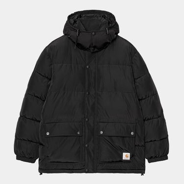 Puhovka Carhartt WIP Brent Padded Hooded Jacket with Pockets Črna | I035361_48, 0
