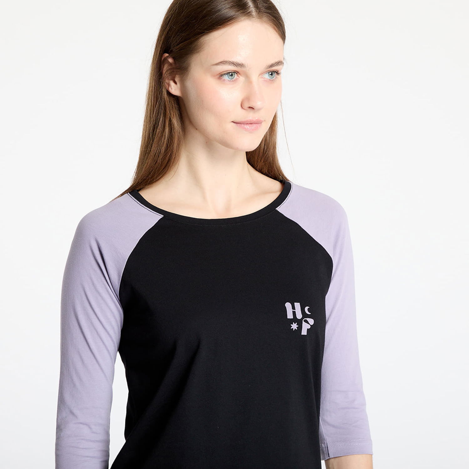 Majica Horsefeathers Horsefeathers Kirby 3/4 Sleeve T-Shirt Lila | SW942C, 1