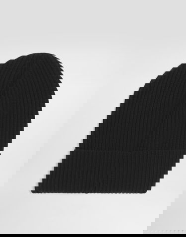 Beanie Dolce & Gabbana Dolce & Gabbana Knitted Wool and Cashmere Beanie Črna | FXQ19TJGME5N0000, 0