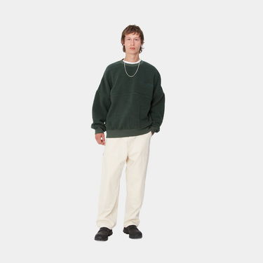 Pulover Carhartt WIP Fleece Sweatshirt Zelena | I033991_9, 1