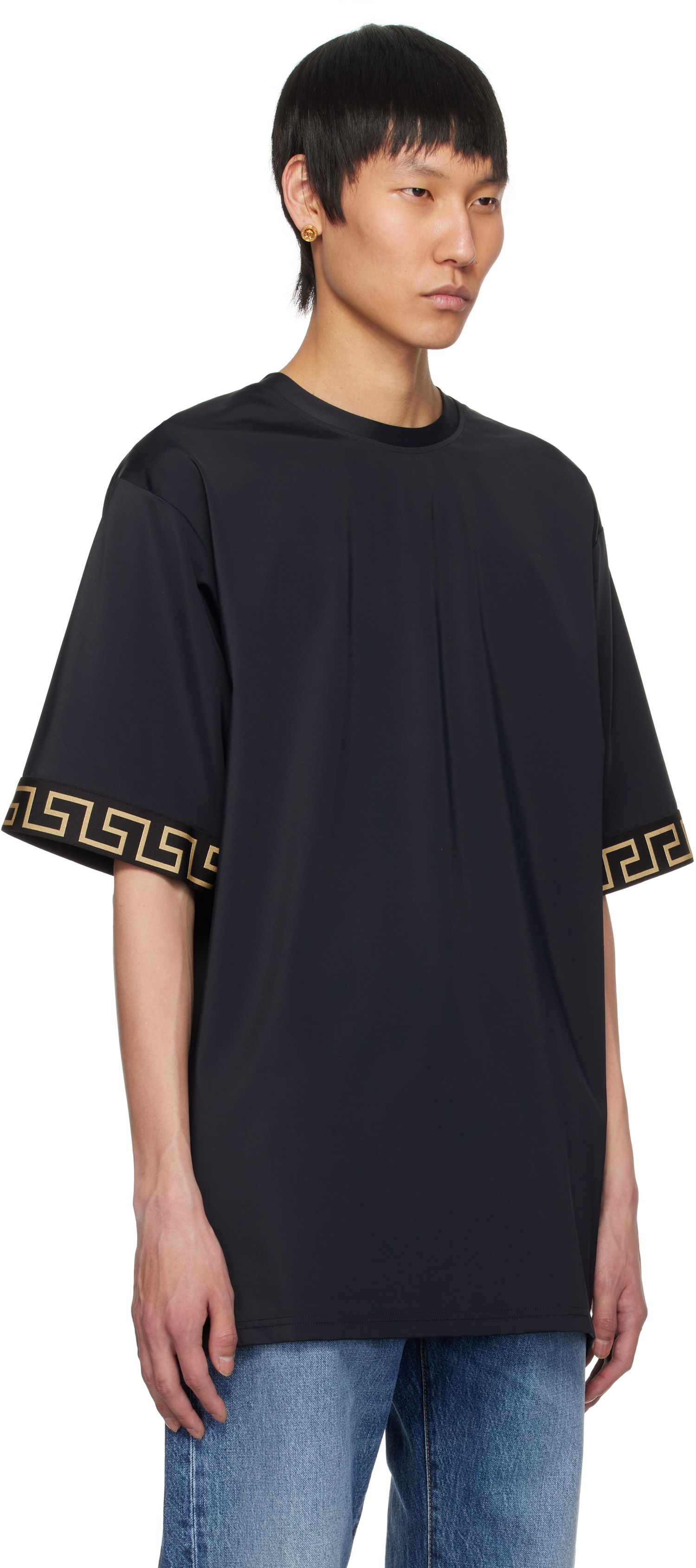 Majica Versace Versace Underwear Swim T-Shirt Črna | 1004079_1A11119, 1