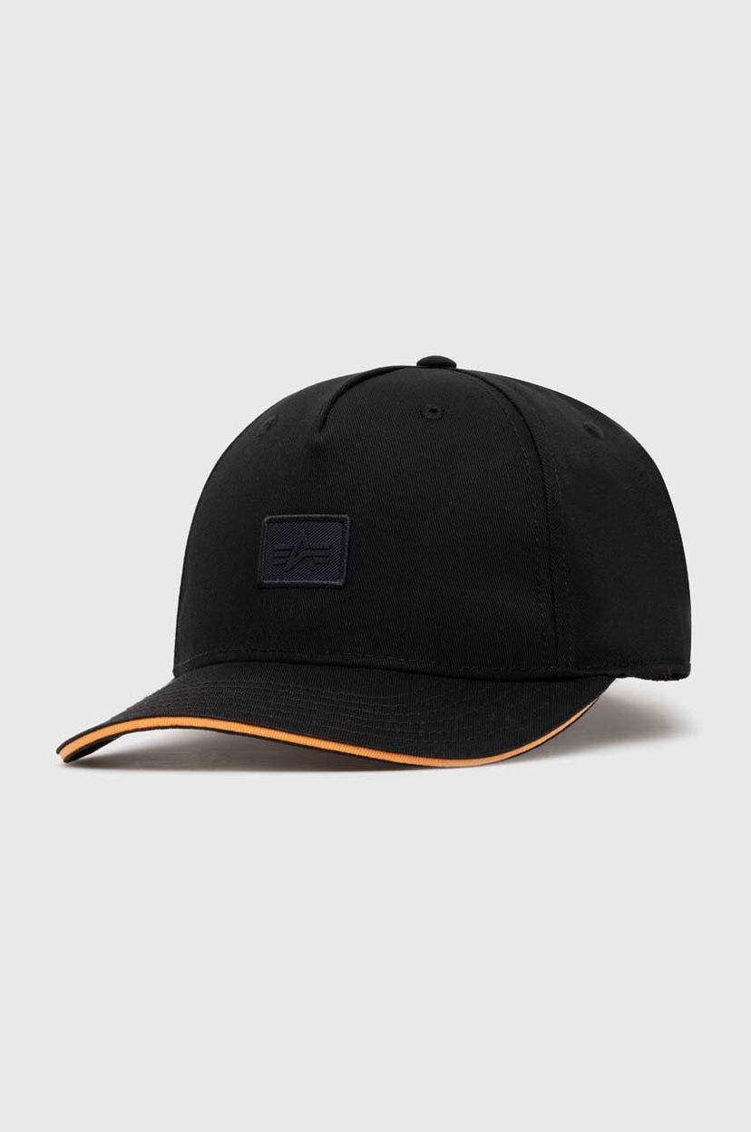 Kapa Alpha Industries Baseball Cap With Logo Patch Črna | 146900