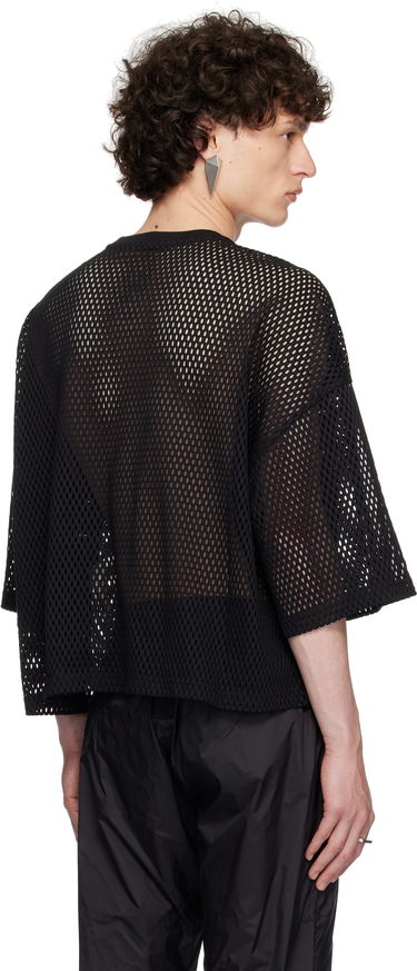 Krop-top Rick Owens Rick Owens Champion Edition Tommy Cropped Mesh T-Shirt Črna | CM01E1676 CHONET MESH, 2