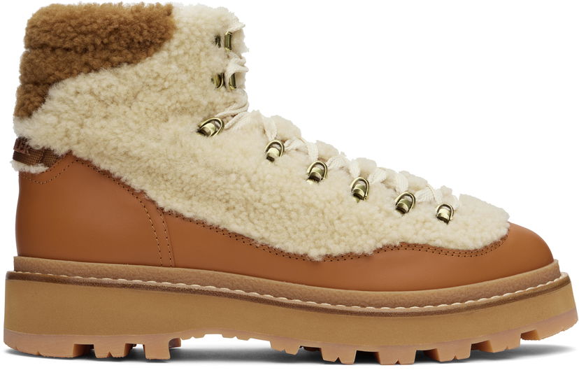 Oblačila Moncler Moncler Peka Trek Boots Rjava | J209B4F00130M4502