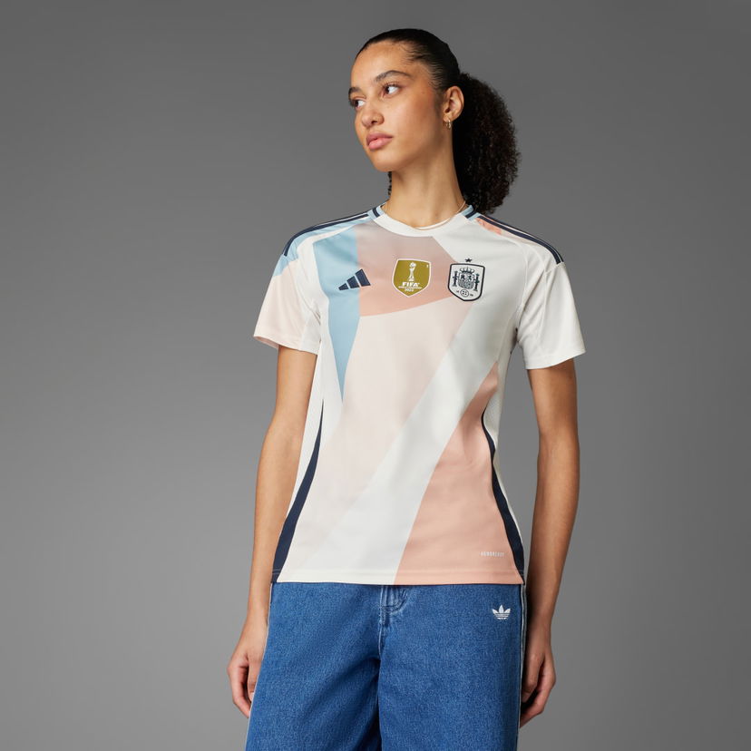 Dres adidas Performance Spain Women's Team Away Jersey Bela | JF2649