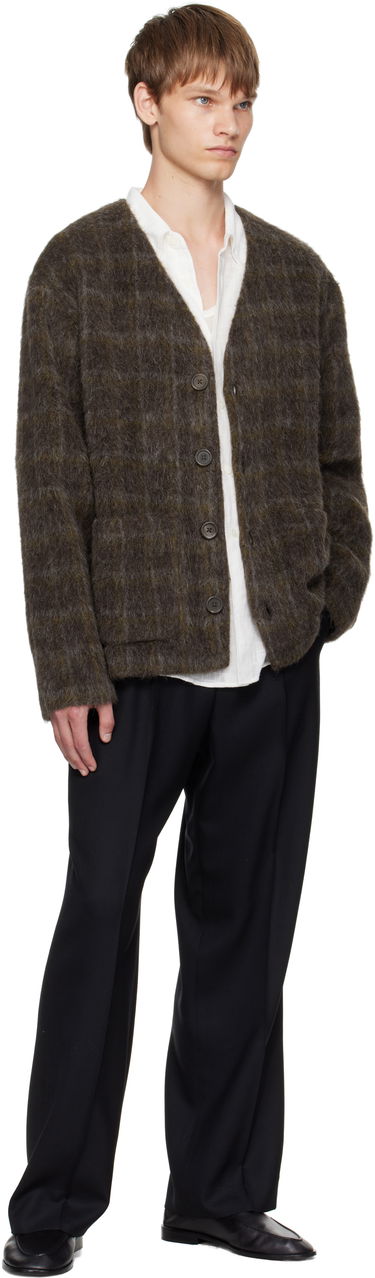 Pleteni pulover OUR LEGACY OUR LEGACY Wool Cardigan Rjava | M4256CD, 3