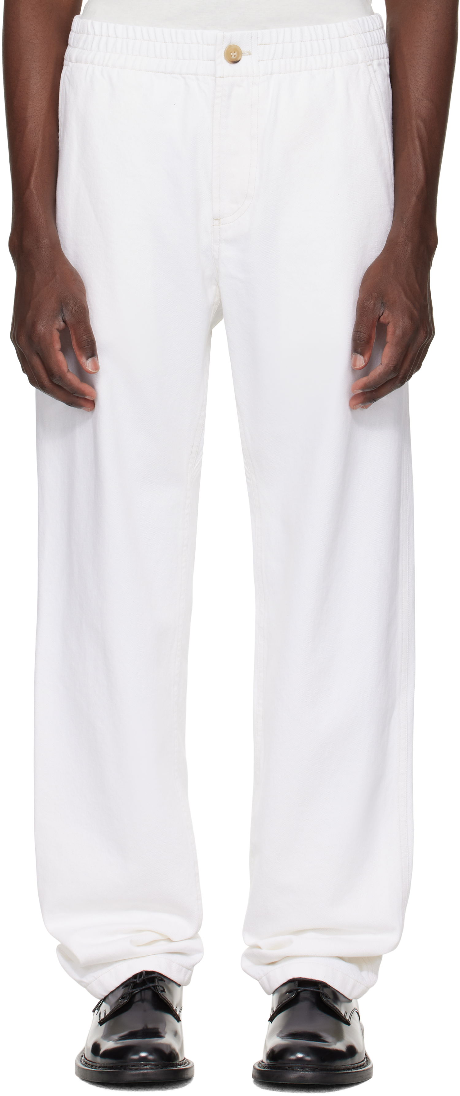 Hlače A.P.C. A.P.C. Chuck Trousers Bela | COGZV-H08408, 0