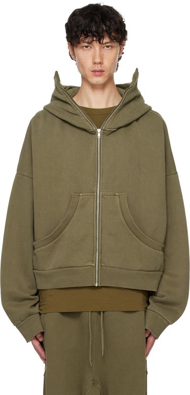 Pulover Entire Studios Hoodie Full Zip Zelena | ES2106MI, 0