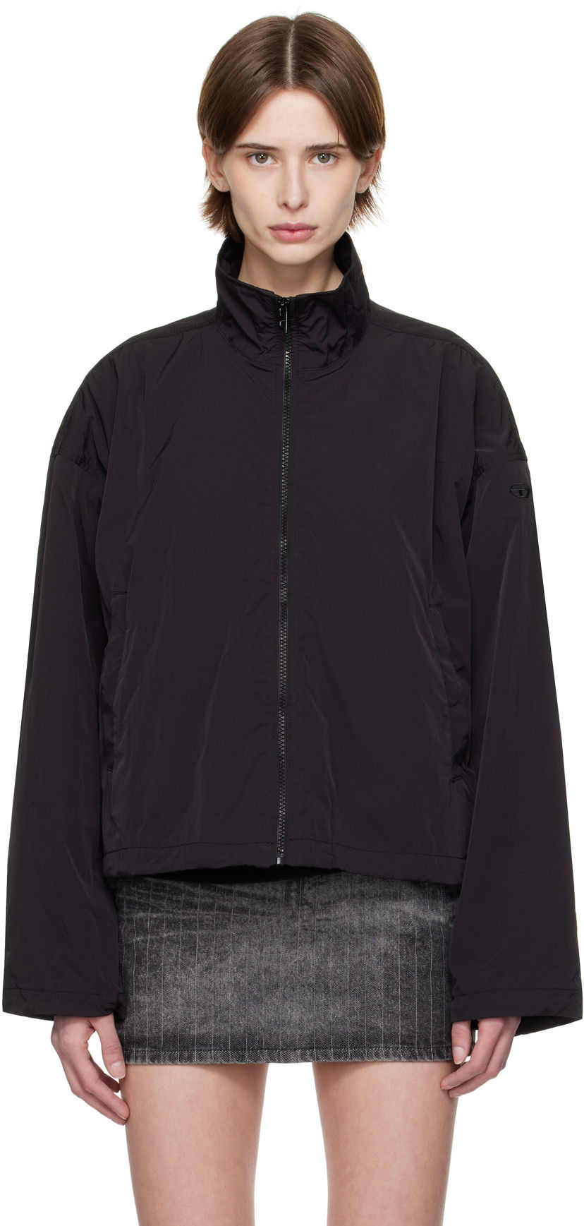 Vetrovka Diesel G-Leam Zip-Up Jacket Črna | A16815 0AKAD