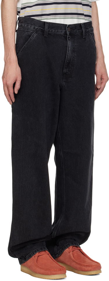 Kavbojke Carhartt WIP Single Knee Denim Pants Črna | I032024, 3