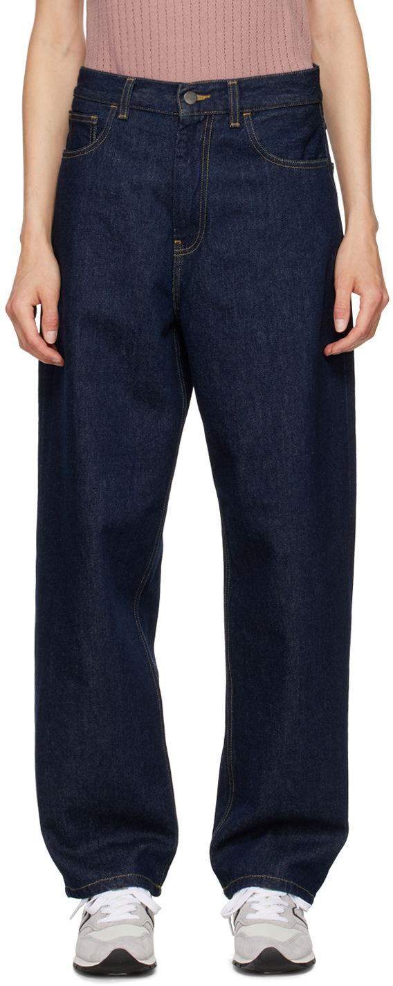 Kavbojke Carhartt WIP Relaxed Fit Denim Jeans Modra | I031918 0102, 0