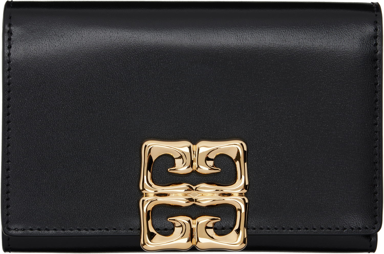 Denarnica Givenchy Compact Leather Bifold Wallet Črna | BB60NCB13A001, 0