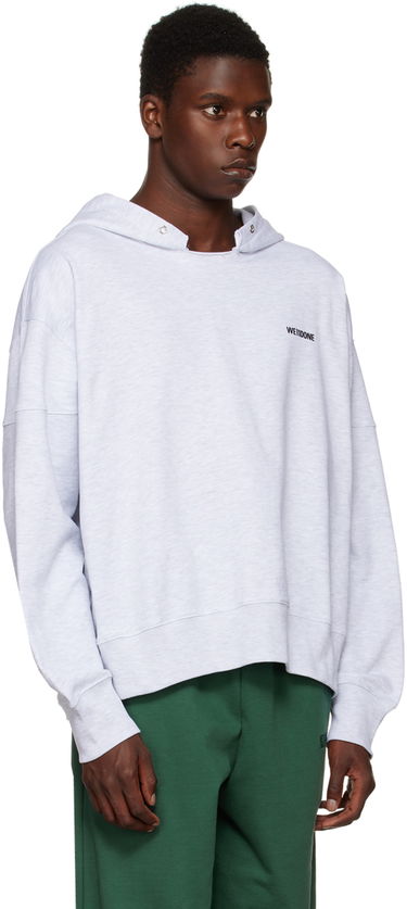 Pulover We11done We11done Raw Edge Hoodie Siva | WD-TH3-22-867-U-GY, 1