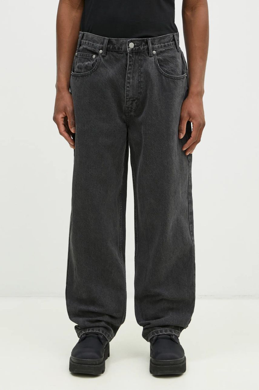 Kavbojke thisisneverthat thisisneverthat Relaxed Jeans Črna | TN243DPA5P02, 0