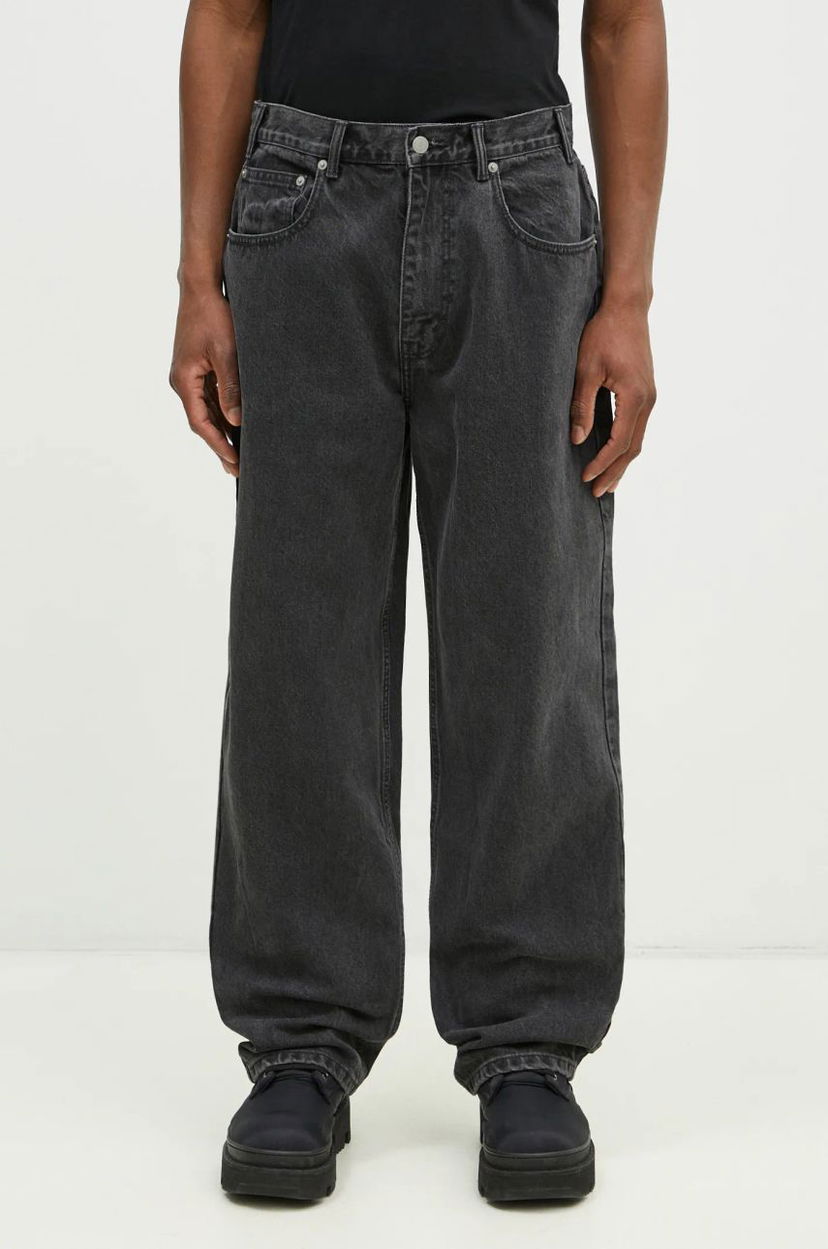 Kavbojke thisisneverthat thisisneverthat Relaxed Jeans Črna | TN243DPA5P02