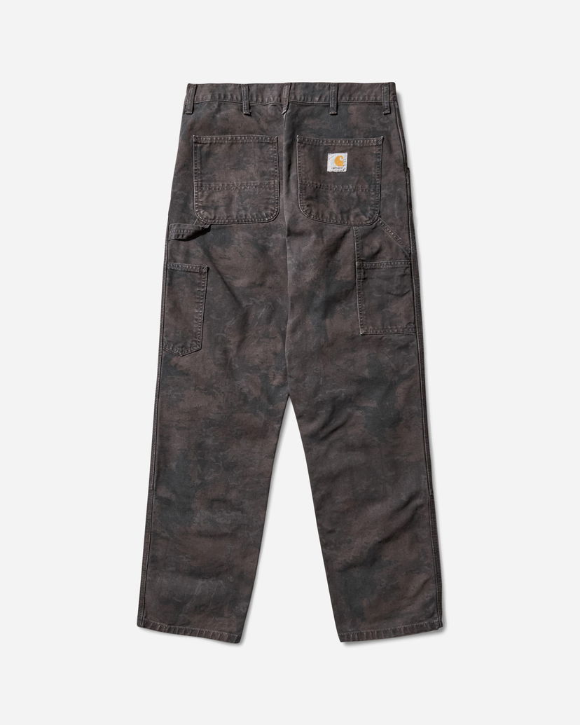 Cargo hlače Carhartt WIP Double Knee Camo Pants Črna | I031501 3G3GD