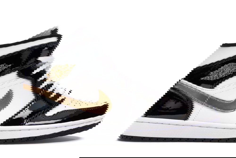 Superge in čevlji Jordan Air Jordan 1 Mid Patent "Black Gold" Večbarvna | 852542-007, 1