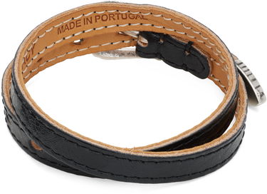 Zapestnica OUR LEGACY Cowboy Wrap Around Bracelet Črna | A4248CDB, 4