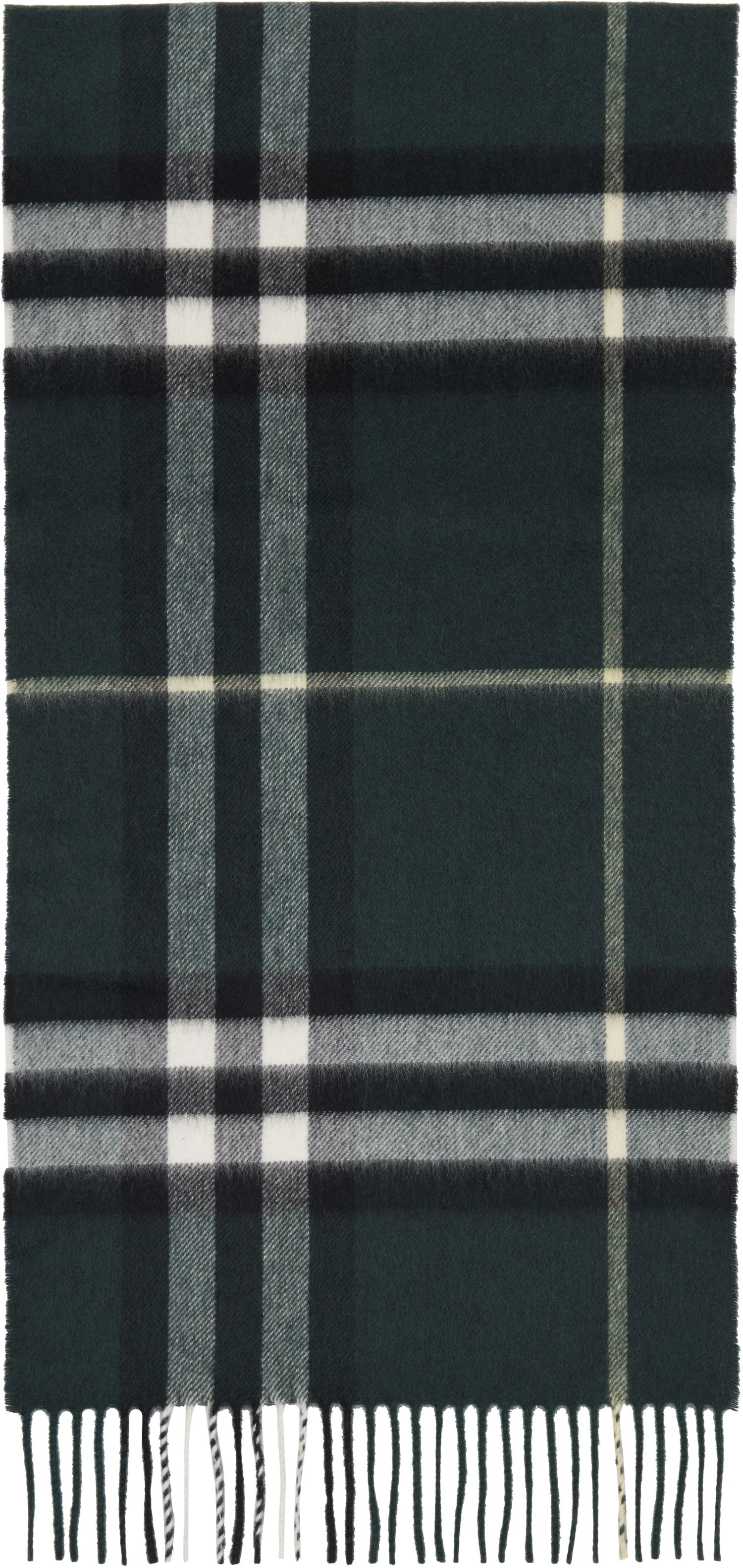 Šala Burberry Check Cashmere Scarf Zelena | 8112629, 0