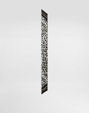 Šala Dolce & Gabbana Dolce & Gabbana Leopard-Print Twill Headscarf Večbarvna | FS215AGDCUWHI5LD, 0
