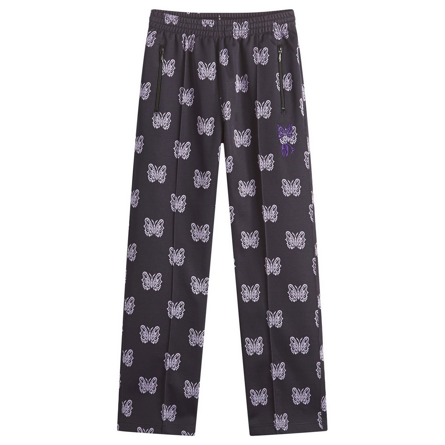 Trenirka Needles Needles x Kae Tanaka Butterfly Track Pants, Size Large Črna | QV425-B, 1