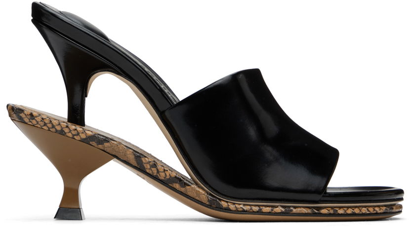 Modni dodatki Jacquemus Jacquemus Les Doubles Mules Črna | 24H243FO160-4308