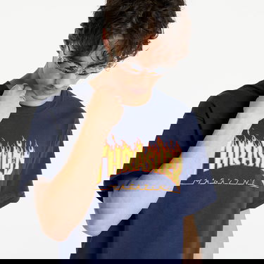 Majica Thrasher Tee Flame Logo Mornarica | 017830, 4