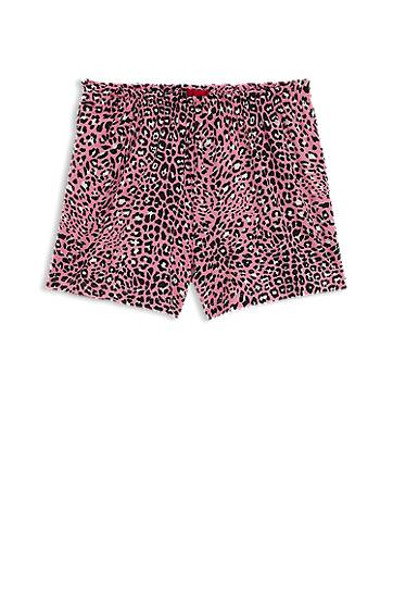 Boksarice BOSS Pyjama Shorts with Modal Blend Roza | 50534304